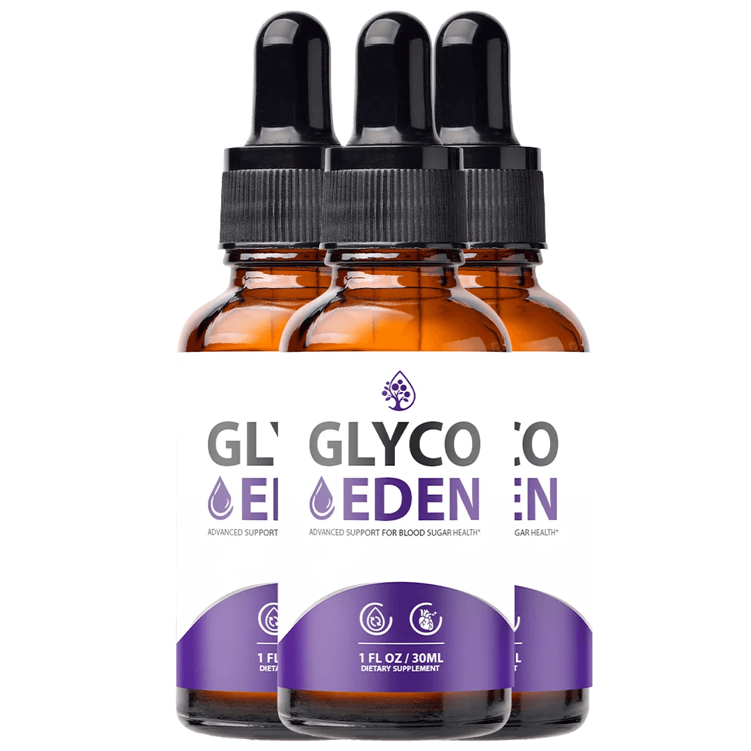 Glyco Eden™ blood sugar drops — 3 bottles